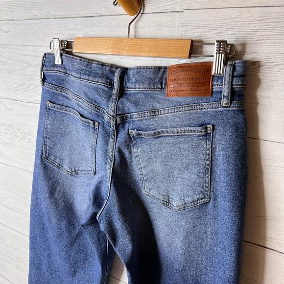 Lucky Brand Jeans Womens Size 8/29R Easy Rider Boot Distressed Medium Wash - Picture 12 of 16